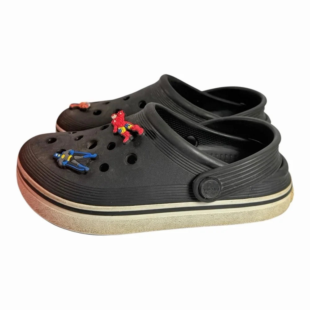 Crocs‎ Bayaband Clog Black with Jibbits Size 12Y